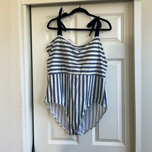 The Tie Oasis - Nautical Stripe in Blue Mountain